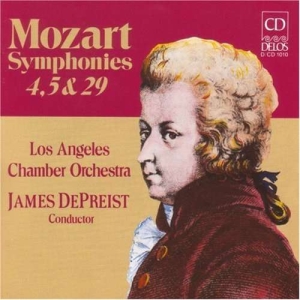 Mozart Wolfgang Amadeus - Symphonies 4 5 And 29 in der Gruppe CD bei Bengans Skivbutik AB (3677258)