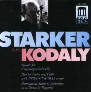 Kodaly Zoltan - Starker Plays Kodaly in der Gruppe CD bei Bengans Skivbutik AB (3677263)