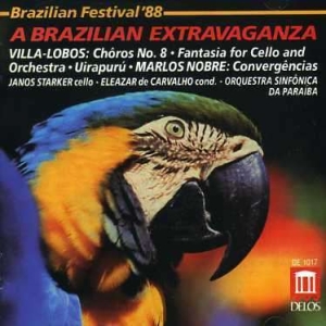 Villa-Lobos Heitor Nobre Marlos - Brazilian Extravaganza Chôros in der Gruppe CD bei Bengans Skivbutik AB (3677265)