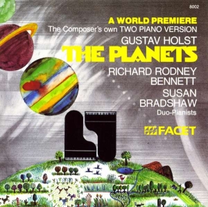 Bennett Richard Rodney Bradshaw Su - The Planets (2 Piano Version) in der Gruppe CD bei Bengans Skivbutik AB (3677318)