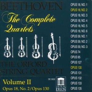 Beethoven Ludwig Van - String Quartets Vol Ii in der Gruppe CD bei Bengans Skivbutik AB (3677366)