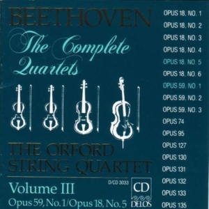 Beethoven Ludwig Van - String Quartets Vol Iii in der Gruppe CD bei Bengans Skivbutik AB (3677367)