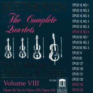 Beethoven Ludwig Van - String Quartets Vol Viii in der Gruppe CD bei Bengans Skivbutik AB (3677372)