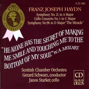 Haydn Franz Joseph - Symphonies 21 & 96 Cello Concerto in der Gruppe CD bei Bengans Skivbutik AB (3677388)