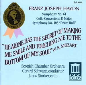 Haydn Franz Joseph - Symphonies 61 & 103 Cello Concerto in der Gruppe CD bei Bengans Skivbutik AB (3677389)