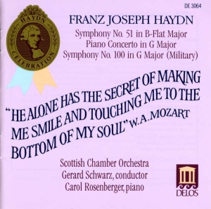 Haydn Franz Joseph - Symphonies 51 & 100 Piano Concerto in der Gruppe CD bei Bengans Skivbutik AB (3677390)