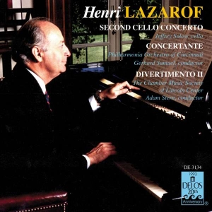 Lazarof Henri - Cello Concerto #2 Concertante Div in der Gruppe CD bei Bengans Skivbutik AB (3677418)