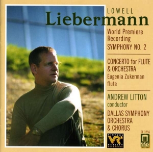 Liebermann Lowell - Symphony No 2 Concerto For Flute in der Gruppe CD bei Bengans Skivbutik AB (3677508)