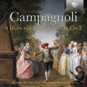 Campagnoli Bartolomeo - 6 Duos For Flute And Violin, Op.2 in der Gruppe CD bei Bengans Skivbutik AB (3704323)
