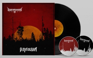 Wormwood - Nattarvet - Gtf Lp Black + Patches in der Gruppe Minishops / Wormwood bei Bengans Skivbutik AB (3708816)