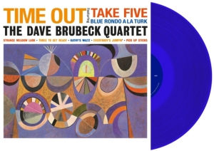 Dave Brubeck Quartet - Time Out (Blue Vinyl) in der Gruppe VINYL bei Bengans Skivbutik AB (3712877)