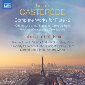 Casterede Jacques - Complete Works For Flute, Vol. 2 in der Gruppe CD bei Bengans Skivbutik AB (3729413)