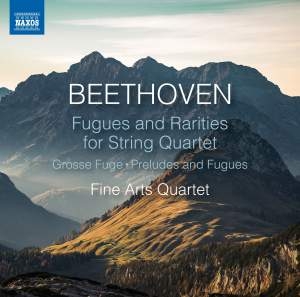 Beethoven Ludwig Van Handel Geor - Fugues & Rarities For String Quarte in der Gruppe Externt_Lager / Naxoslager bei Bengans Skivbutik AB (3733871)