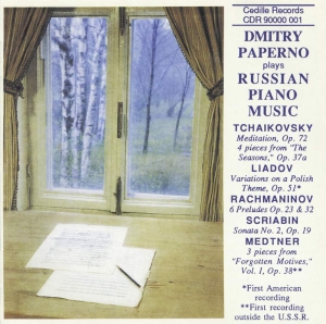 Various - Russian Piano Music in der Gruppe CD bei Bengans Skivbutik AB (3734580)