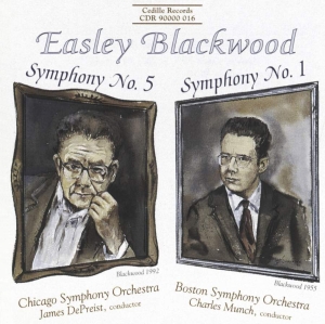 Blackwood Easley - Symphonies Nos 5 & 1 in der Gruppe CD bei Bengans Skivbutik AB (3734599)