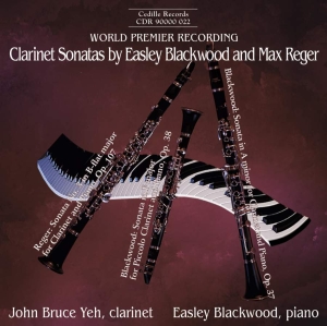 Blackwood/Reger - Clarinet Sonatas in der Gruppe Externt_Lager / Naxoslager bei Bengans Skivbutik AB (3734605)