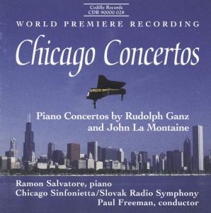 Ganz/La Montaine - Chicago Concertos in der Gruppe Externt_Lager / Naxoslager bei Bengans Skivbutik AB (3734611)