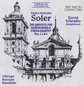Soler Antonio - Quintets For Harpsichord in der Gruppe Externt_Lager / Naxoslager bei Bengans Skivbutik AB (3734613)