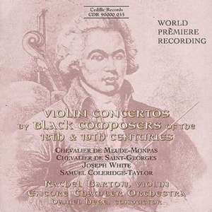 Various - Violin Concertos By Black Composers in der Gruppe Externt_Lager / Naxoslager bei Bengans Skivbutik AB (3734618)
