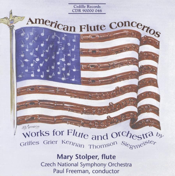 Various - American Works For Flute in der Gruppe CD / Bestseller bei Bengans Skivbutik AB (3734629)