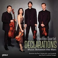 Janacek/Seeger/Hindemith - Pacifica Quartet: Declarations in der Gruppe Externt_Lager / Naxoslager bei Bengans Skivbutik AB (3734672)