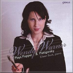 Popper/Piatigorsky - Warner Plays Popper & Piatigorsky in der Gruppe Externt_Lager / Naxoslager bei Bengans Skivbutik AB (3734707)
