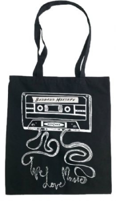 Bengans Tygpåse - Bengans Mixtape (svart) in der Gruppe CDON - Exporterade Artiklar_Manuellt / Merch_CDON_exporterade bei Bengans Skivbutik AB (3739556)