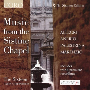 Allegri / Anerio / Palestrina - Music From The Sistine Chapel in der Gruppe Externt_Lager / Naxoslager bei Bengans Skivbutik AB (3742765)