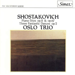 Oslo Trio - Shostakovich:Klav Trio 1/2/Fan in der Gruppe Externt_Lager / Naxoslager bei Bengans Skivbutik AB (3744560)