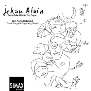 Jehan Alain - Complete Works For Organ in der Gruppe Externt_Lager / Naxoslager bei Bengans Skivbutik AB (3744580)