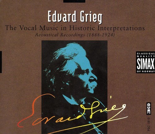 Div Art - Grieg-Vocal Music In Historic in der Gruppe CD / Klassiskt bei Bengans Skivbutik AB (3744582)
