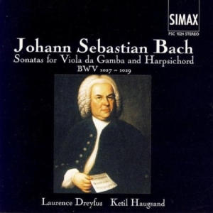 Haugsandketil/Dreyfuslaurence - Bach:Gambesonater in der Gruppe Externt_Lager / Naxoslager bei Bengans Skivbutik AB (3744671)
