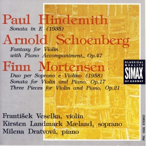 Veselkafrantisek - Hindemith/Mortensen/Sch in der Gruppe CD bei Bengans Skivbutik AB (3744672)