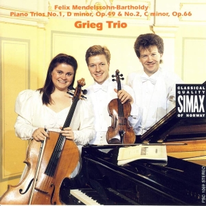 Grieg Trio - Mendelssohn:Piano Trio 1/2 in der Gruppe CD bei Bengans Skivbutik AB (3744935)