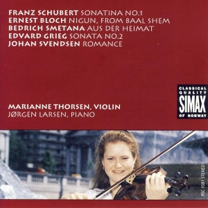 Thorsenmarianne - Grieg/Svendsen/Schubert:Fiolin in der Gruppe CD bei Bengans Skivbutik AB (3744946)