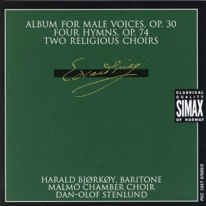 Bjørkøyharald/Malmø Ch.Choir - Grieg:Album For Male Voices in der Gruppe CD bei Bengans Skivbutik AB (3745776)