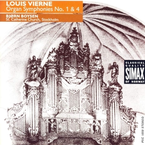 Boysenbjørn - Orgelsymf 1/4/Vierne in der Gruppe CD bei Bengans Skivbutik AB (3745783)
