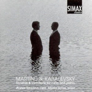 Birkelandøystein/Håvard Gimse - Martinu/Kabalevski For Cello And Pi in der Gruppe CD bei Bengans Skivbutik AB (3746154)