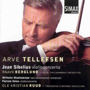 Tellefsenarve/Trondh.S.O. - Sibelius:Fiolinkonsert/Valen in der Gruppe CD bei Bengans Skivbutik AB (3746161)