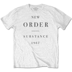 New Order - New Order Unisex Tee: Substance in der Gruppe MERCH / T-Shirt / Sommar T-shirt 23 bei Bengans Skivbutik AB (3751211r)