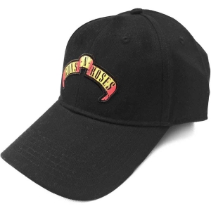 Guns N Roses - Scroll Logo Bl Baseball C in der Gruppe MERCHANDISE / Merch / Hårdrock bei Bengans Skivbutik AB (3754530)