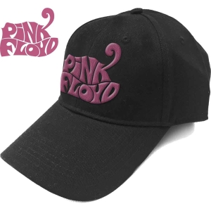 Pink Floyd - Retro Swirl Logo Bl Baseball C in der Gruppe MERCHANDISE / Merch / Pop-Rock bei Bengans Skivbutik AB (3754532)