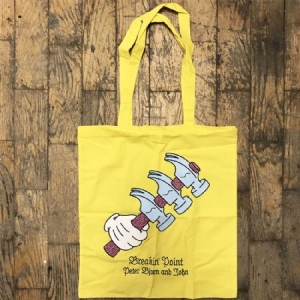 Peter Bjorn and John - Tote Bag - Breakin' Point (Gul) in der Gruppe Minishops / Peter Bjorn and John bei Bengans Skivbutik AB (3755148)
