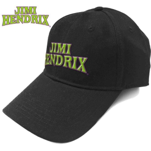 Jimi Hendrix - Arched Logo Bl Baseball C in der Gruppe MERCHANDISE / Merch / Pop-Rock bei Bengans Skivbutik AB (3755175)