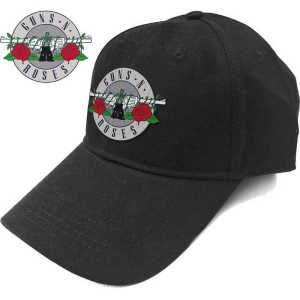 Guns N Roses - Silver Circle Logo Bl Baseball C in der Gruppe MERCHANDISE / Merch / Hårdrock bei Bengans Skivbutik AB (3755185)