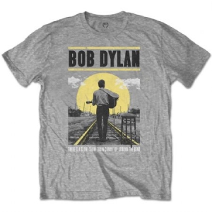 Bob Dylan - BOB DYLAN UNISEX TEE: SLOW TRAIN (M) in der Gruppe -Start Tshirt bei Bengans Skivbutik AB (3756587)
