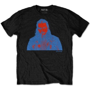 Post Malone - POST MALONE UNISEX TEE: RED & BLUE PHOTO in der Gruppe MERCH / Test-Tshirts bei Bengans Skivbutik AB (3756655r)