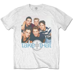 Take That - TAKE THAT UNISEX TEE: GROUP  -   in der Gruppe MERCH / Test-Tshirts bei Bengans Skivbutik AB (3756685)