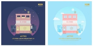 Astro - 4th Mini - DREAM PART.01 (Random Vers) in der Gruppe Minishops / K-Pop Minishops / Astro bei Bengans Skivbutik AB (3759763)