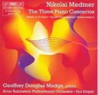 Medtner Nikolay - Piano Concertos Nos 1-3 in der Gruppe Externt_Lager / Naxoslager bei Bengans Skivbutik AB (3760560)
